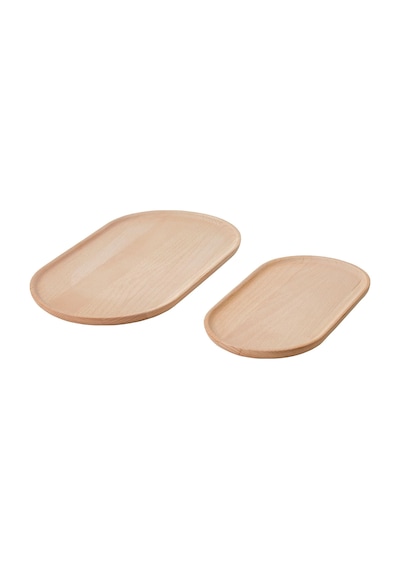 Ikea Smörlıng 2'li Servis Tepsisi 36 X 20 X 1 Cm Kahverengi