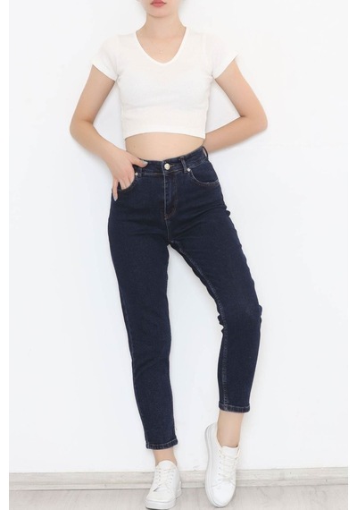 Mokashopin - Boyfriend Kot Pantolon Koyumavi - 11917.1431. 001