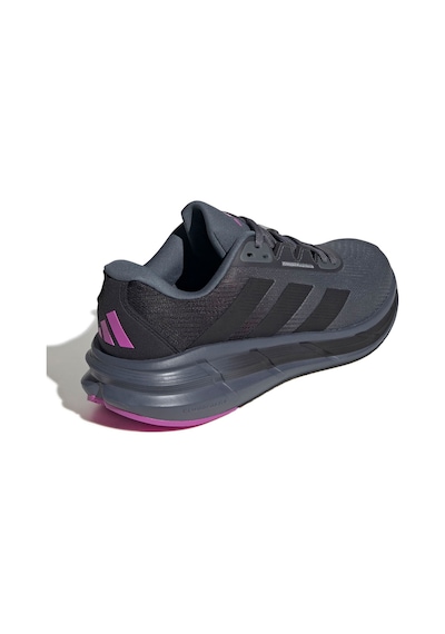 Adidas Questar 3 M Gri Erkek Koşu Ayakkabısı Gri-sıyah-mor