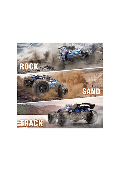 55 Km/h Hız Yapan Süspansiyonlu Profesyonel Kumandalı Arazi Aracı Rock Crawler Servo Motor 1:14