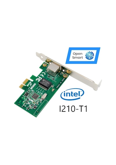 Open Smart 1 Port Intel I210-T1 1Gbe Ethernet Kart - OPS7204NT