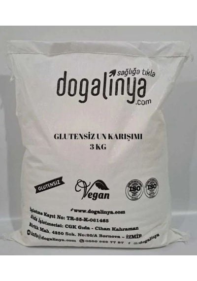 Doğalinya Glutensiz Un Karışımı 3 Kg