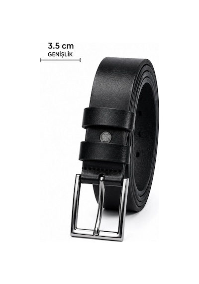 Novalisse Erkek Hakiki Deri 3.5 Cm Klasik Kemer Metal Tokalı Günlük Ve Klasik Kullanım Çoklu Renk