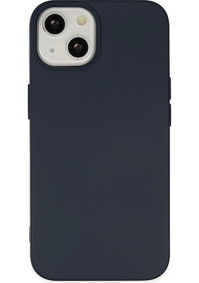 Apple, Uyumlu iPhone 15 Kılıf Nano İçi Kadife - Lacivert - Aflc-877097