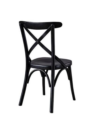 Gazzini Thonet Ahşap Sandalye Siyah