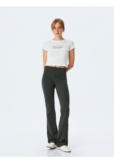 Koton Pamuklu Slim Fit İspanyol Paça Eşofman Altı Antrasit 5sak30052ek Antrasit Koton Pamuklu Slim Fit İspanyol Paça Eşofman Altı Antrasit 5sak30052ek Antrasit