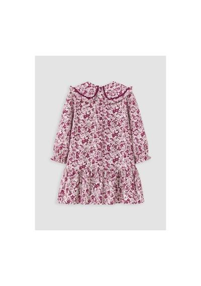 LC Waikiki Alıta Cıty Farkıyla Lcw Kids Mor Çiçekli Kız Çocuk Elbise Mor - 928249903 Mor