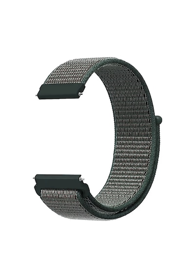 Caseonn Xiaomi Watch S1 Pro Kordon Hasır Kumaş Nylon Kayış Gri