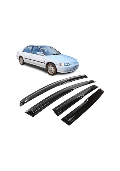 Honda Civic Mügen Cam Rüzgarlığı 1992 - 1996 Arası 4 Lü Takım N11.38260