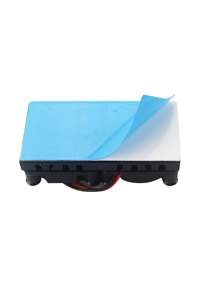 Raspberry Dual Fan Set Pi 4 3 B B+ 2 Adet 9mm Alüminyum Blok Çift Soğutma Fanı Isı Emici Dağıtıcı