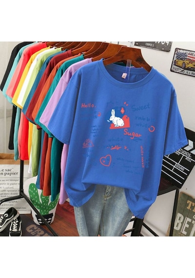 Noıssey Urban Pop Graphic Kadın Tişört Koleksiyonukod 5203 Saks