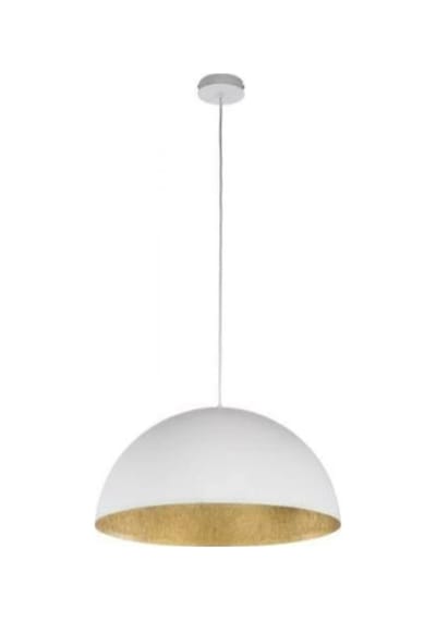 Mylights Beyaz Içi Altın Metal Sarkıt Avize 40 Cm