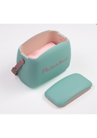 Polarbox Cooler 6 Lt - Verde Agua - Rosa Pop Yemek Termosu Çift Katman Karışık Çok Renkli