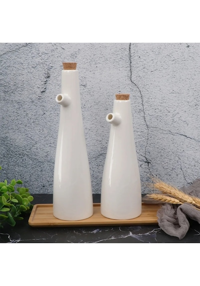 Pure Porselen 2'li Yağlık Seti - 240 + 300 Ml