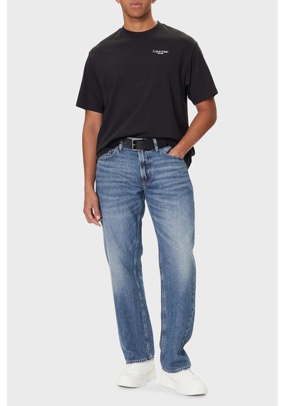 Calvin Klein Erkek T Shirt Lv04rd825g Ub1 Siyah Siyah