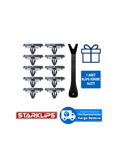 Klips Ford 6036155Aa L Rover Jeep 55156447-Ab + Klips Sökme Apara 64383010