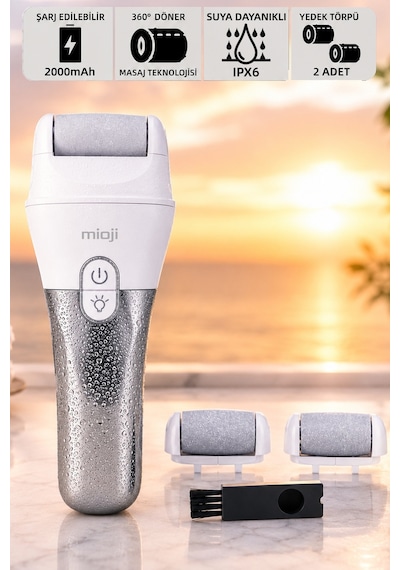 Mioji Gn5 Pro Şarjlı Ayak Topuk Törpüsü Peeling Ayak Pedikür Makinesi