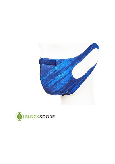 BLACKSPADE Unisex Koruyucu Maske Yarış Desen L