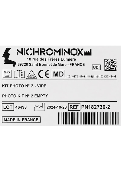 Nichrominox Photo Kit 2 Dental Fotoğraf Aynası İçin Sterilizasyon Kaseti Aynasız Paket