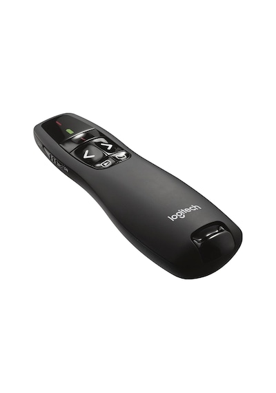 R400 Presenter, Usb Alıcı Üzerinden Kablosuz 2,4 Ghz Bağlantı, 15 M Menzil, Kırmızı Lazer İşaretleyici, Sezgis