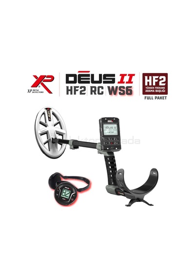 Deus 2 Dedektör - Hf 2 Başlık, Ana Kontrol Ünitesi Ws6 Kulaklık Full Paket