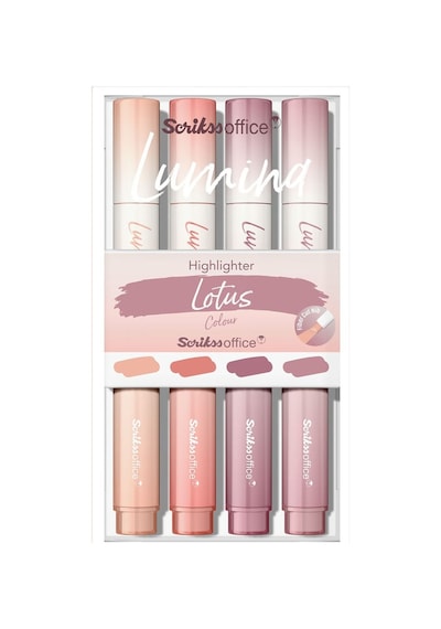 Scrikss Lumina Fosforlu Kalem Lotus 4 Lü Set T0sbhlmnlotusa Çok Renkli