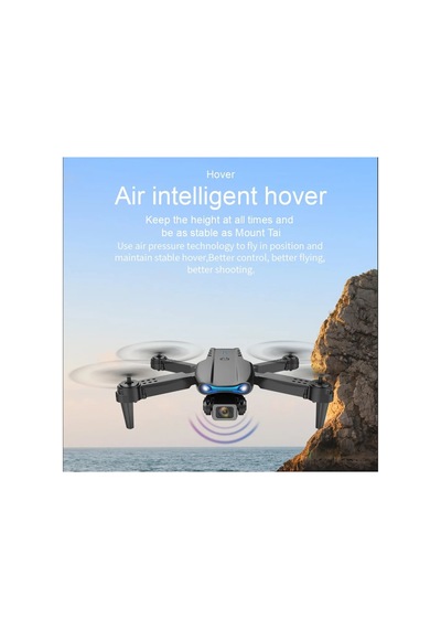 Çift Kameralı Çift Bataryalı Drone Uzaktan Kumandalı App Destekli Quadcopter