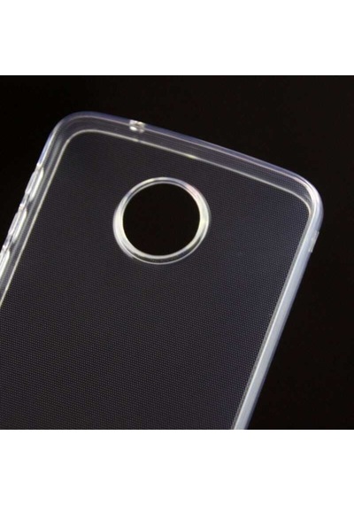 Lenovo Moto Z Play Kılıf Zore Şeffaf Ince Ve Esnek Süper Silikon Renksiz