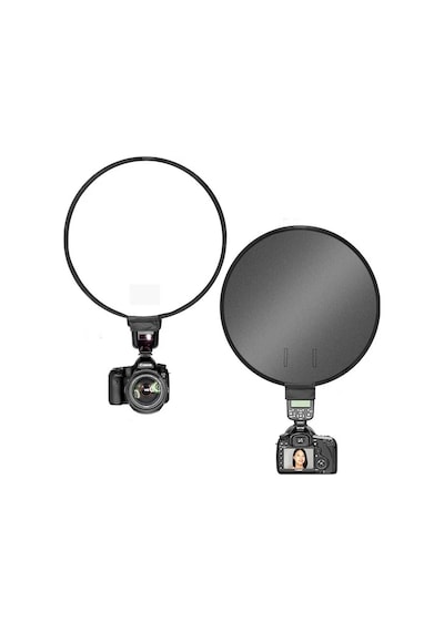 Tüm Tepe Kafa Flaşı İçin 40cm Universal Çember Softbox Yumuşatıcı Canon Nikon Sony Fujifilm Olympus