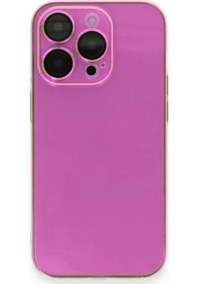 Ilkeshop Newface Apple iPhone Uyumlu 14 Pro Kılıf Armada Lensli Kapak - Pembe