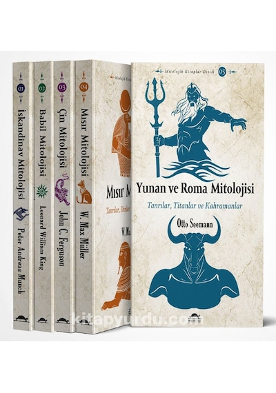 Maya Mitolojik Kitaplar Seti - 5 Kitap Takım- Maya Kitap
