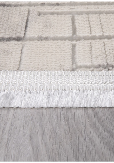 My Evilla Modern Dekoratif Dokuma Salon Oturma Odası Çocuk Odası Mutfak Halısı Antre Halı Yolluk Krem 4113c