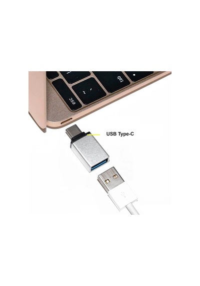 Divex Type-c Erkek Usb3.0 Dişi Adaptör Çevirici Gri Do-182
