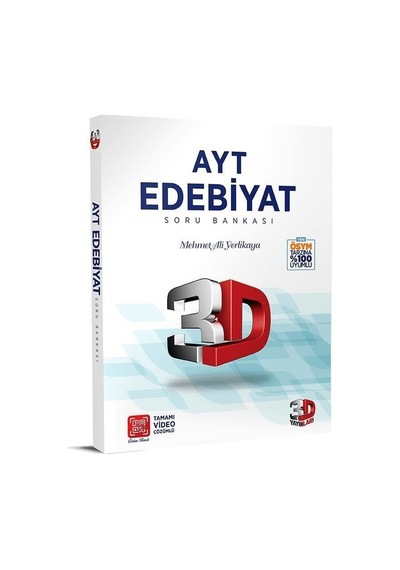3D Yayınları Ayt Edebiyat Soru  Bankası