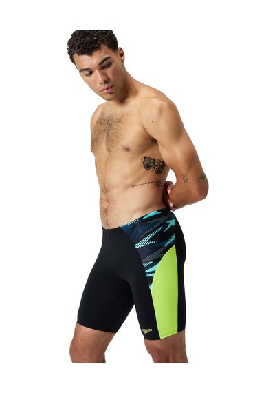 Speedo Endurance+ Max Splice Jammer V2 Erkek Yüzücü Mayosu Siyah