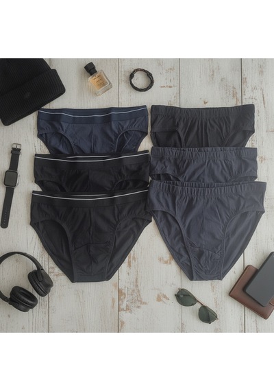 Bonbon Erkek Genç Çocuk 6'lı Paket Slip Bb2748 Karısık