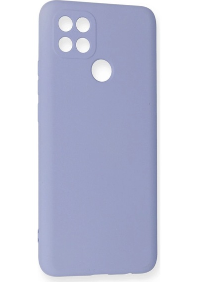 Uryport Oppo A15 Kılıf Nano İçi Kadife Silikon - Lila Normal