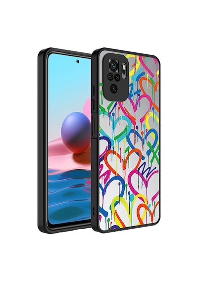 Xiaomi Redmi Note 10s Kılıf Aynalı Desenli Kamera Korumalı Parlak Zore Mirror Kılıf