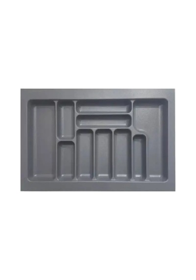 Starax 80 Cm Gri Plastik Kaşıklık 10 Gözlü 74x49 Cm S-2289-gp Çok Renkli