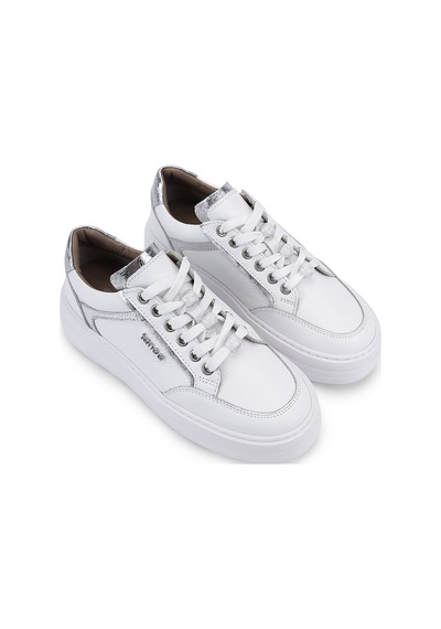 Tamer Tanca Kadın Hakiki Deri Beyaz Sneakers & Spor Ayakkabı 1116 255 Bn Ayk Y26 Beyaz Fltr