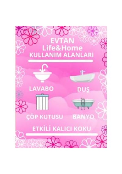 Evtan Life&home Bebek Pudra Kokulu Wc Koku Giderici 400 Ml
