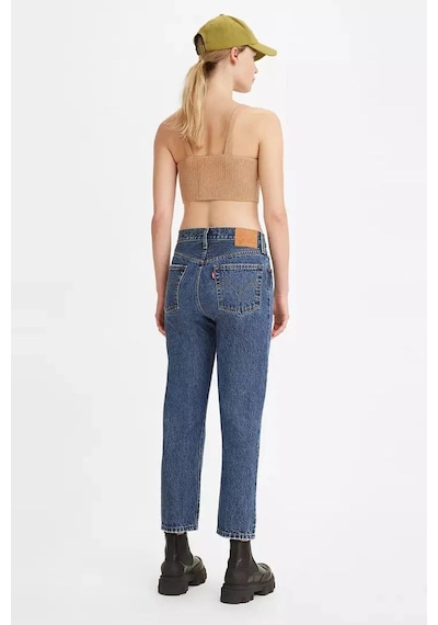 Levi's 501 Pamuklu Regular Fit Cropped Jeans Kot Pantolon A7739-2645 Mavi