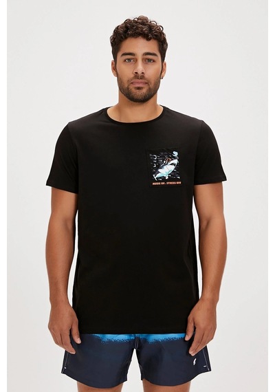 Bad Bear Francıs T-shırt Siyah Erkek Tshirt