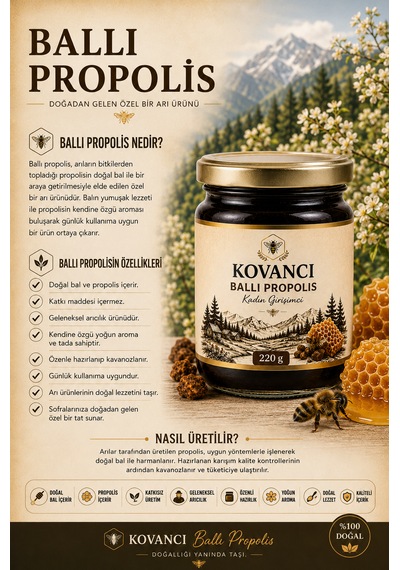 Ballı Propolis 220g-doğal,katkısız