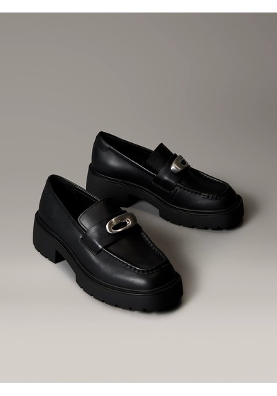 Calvin Klein Kadın Loafer Ayakkabı Yw0yw01912beh Siyah