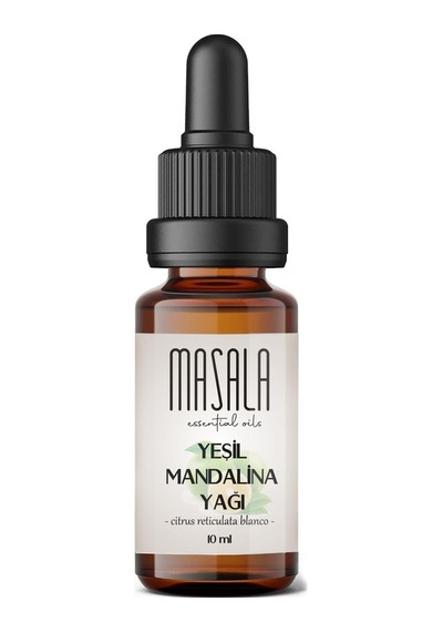 Masala Saf Yeşil Mandalina Yağı 10 ML - (Green Mandarin Essential Oil)