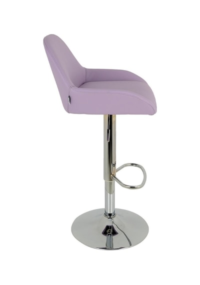 Bürocci Texas Bar Taburesi - Lila Deri - 9506S0114 Çok Renkli