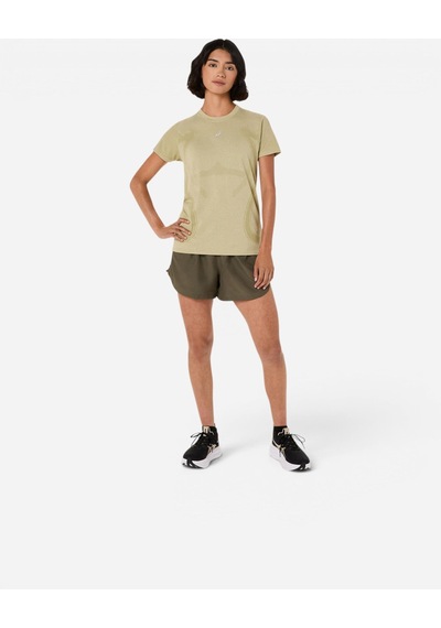Asics Road Seamless Ss Top Kadın Yeşil Kısa Kollu Tshirt 2012d292-300