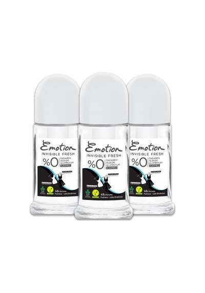 Emotion Invisible Fresh Kadın Roll On 3 x 50 ML