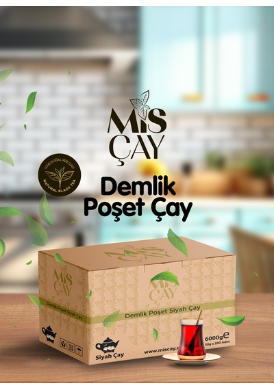 Mis Demlik Poşet 10 Kg Siyah Çay 2'li